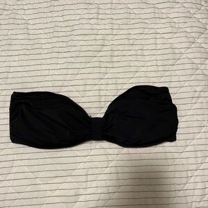VS pink black bandeau bikini top